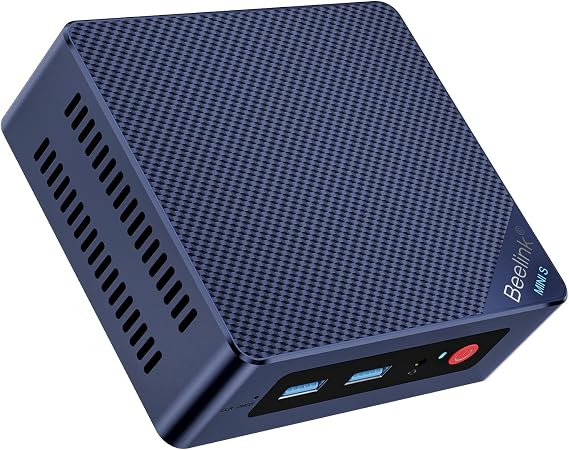 Beelink Mini PC Intel Alder Lake-N95 (up to 3.40GHz), MINI S12 Mini Computer Windows 11 Home, 8GB DDR4 256GB SSD Office Mini Desktop PC, 4K Dual HDMI, 2.5G LAN/WiFi 5/BT4.2