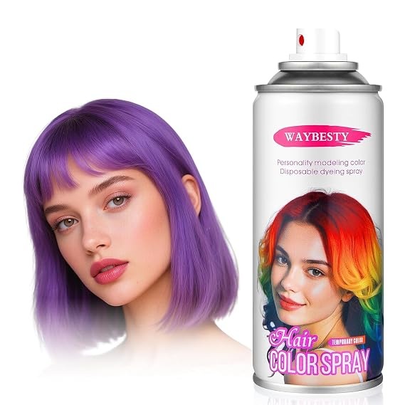 Temporary Hair Color Spray Hair Dye for Kids Women Men, Purple