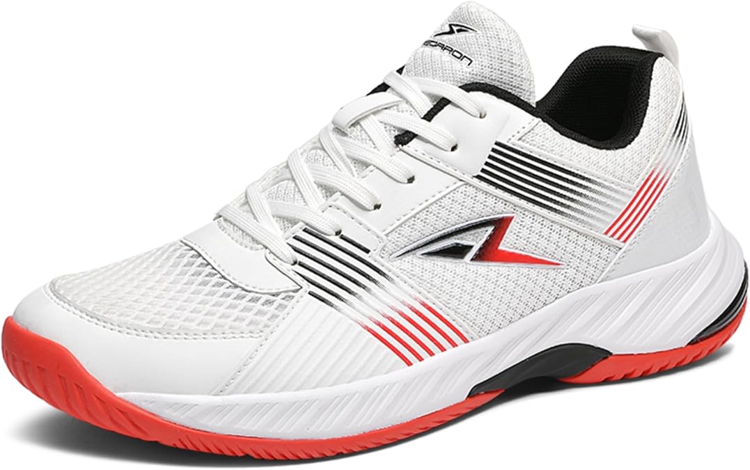 Premium Men's Pickleball Shoes Anti-Slip Court Sneakers for Tennis & Racquetball Lightweight, Cushioned & Breathable for Men & Women