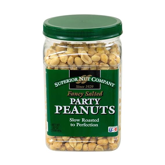 Salted Party Peanuts, 32oz Jar