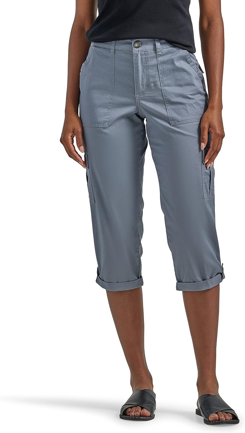 Lee womens Ultra Lux Comfort With Flex-to-go Cargo Capri Pant