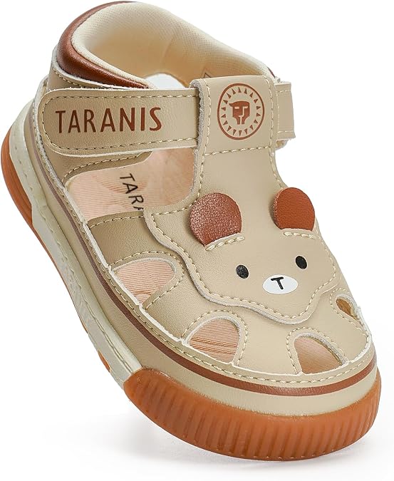 TARANIS Baby and Toddler Boys & Girls Summer Sneakers Lightweight Sandals Breathable Strap Athletic Running Squeak Shoes Prevention Of Child Wandering