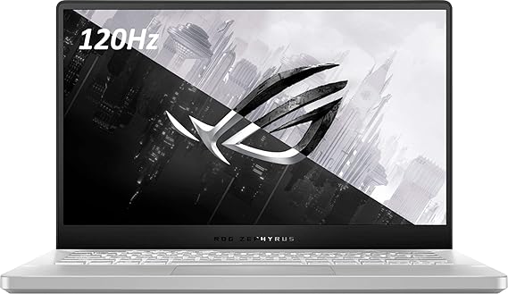 ASUS - ROG Zephyrus G14 14 Gaming Laptop - AMD Ryzen 9-16GB Memory - NVIDIA GeForce RTX 2060-1TB SSD - Moonlight White