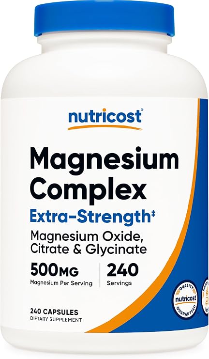Nutricost Magnesium Complex Extra Strength 500mg, 240 Capsules