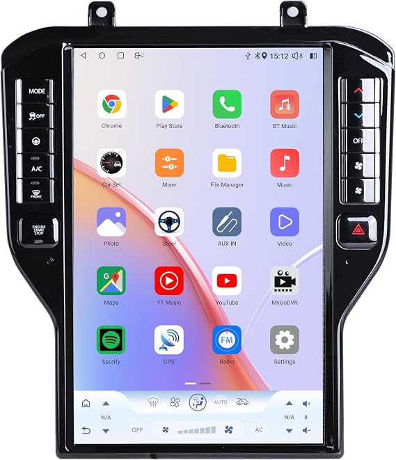 14.5 Inch 8+128GB Android 13 for Ford Mustang 2015-2021 Carplay Car GPS Navigation Multimedia Player Radio Tape Head Unit