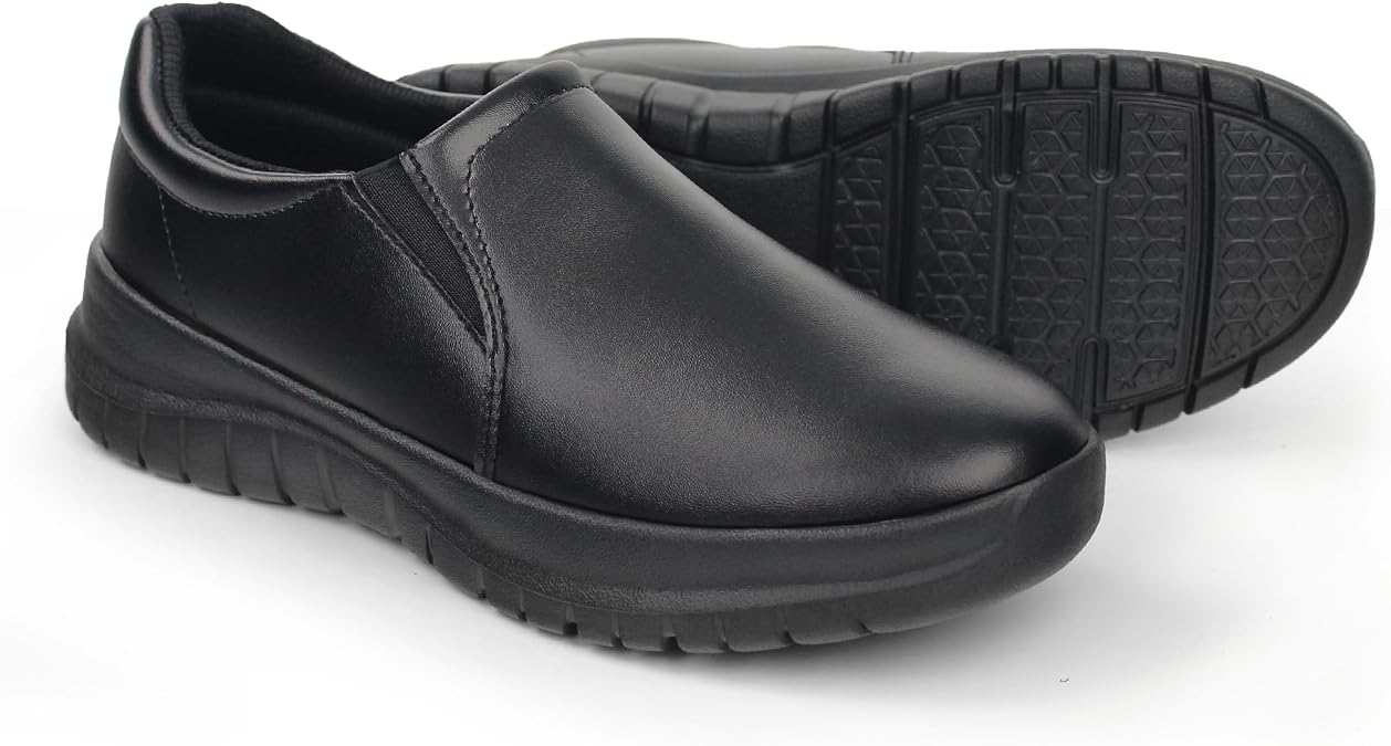 Hawkwell Women's Slip On Lightweight Water Resistant Nurse Shoes Slip Resistant Healthcare Work Shoes