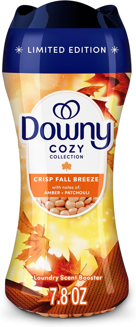 Downy In-Wash Laundry Scent Booster Beads, Long-Lasting Crisp Fall Breeze Scent Beads, 7.8 oz