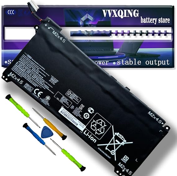 PG06XL 69Wh 5676mAh Battery Replacement for HP OMEN 15T-DH000 15T-DH100 PC Omen 5 Air 15-dh0006TX 15-dh0007TX PRC Series Laptop HSTNN-DB9F L48431-2C1 L48497-005 PGO6XL 11.55V 6-Cell