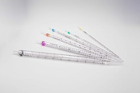 1ML Disposable Sterile Serological Pipettes Individually Wrapped Pack of 50