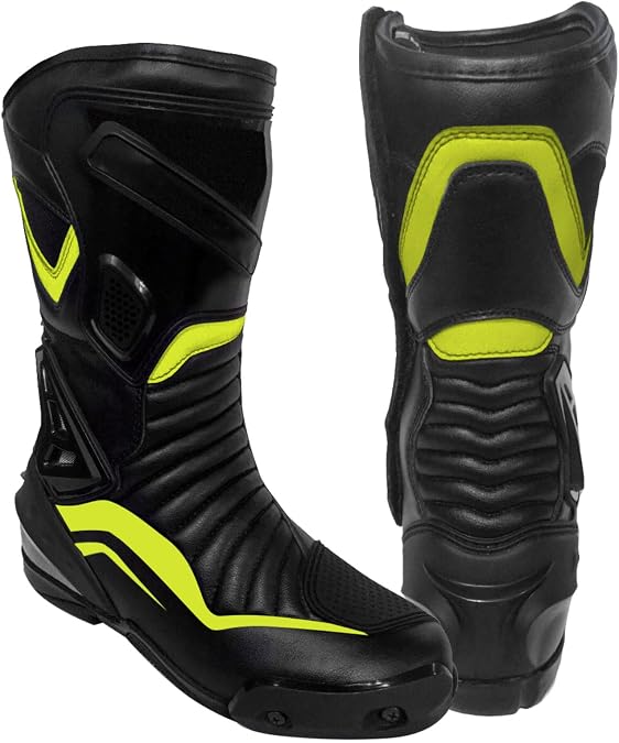 Women's Motorcycle Shoes Pink Girls Motorbike Boots Waterproof Leather Shoes For Women Foot Protective Ladies Footwear