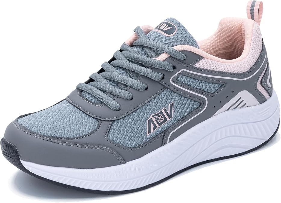 Wide Toe Box Shoes Women Arch Support Walking Shoes for Plantar Fasciitis Wide Width Orthotic Tennis Sneakers