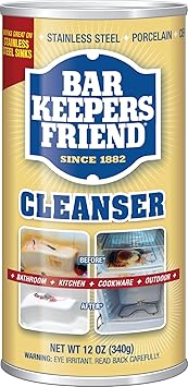 BAR KEEPERS FRIEND Powdered Cleanser 12-Ounces 1-Pack]