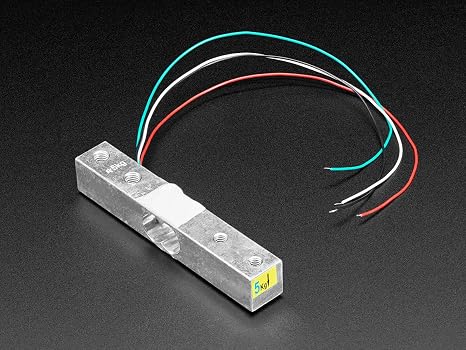 Adafruit 5Kg Strain Gauge Load Cell - 4 Wires - Panel Mount - Force, Weight, Tension Measurement