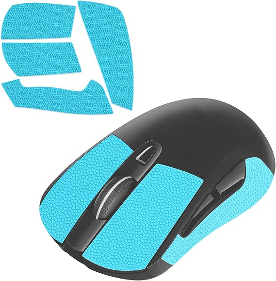 Linkidea Mouse Anti-Slip Grip Tape, Grips Stickers Compatible with Logitech G PRO, G102, G304, G403 Gaming Mouse, Elastics Refined Side Grips Sweat Resistant Pads/Anti Sweat Paste, Cut to Fit