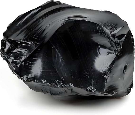 Black Obsidian Raw Crystals,Natural Healing Crystals Rock,1.5-2.0" Raw Crystal Stone,Large Rough Gemstones,Multi Natural Stone for Decoration,DIY,Meditation,Balancing Yoga,Desktop Ornament