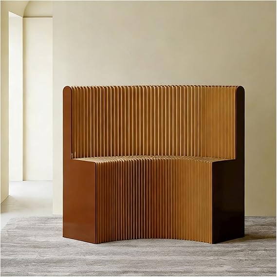 Paredes para Dividir Cuartos Folding Partition Walls Partition Wall Foldable and Retractable for Dorm Studio Office Dressing Room Beauty Salon(Brown,150x36.5x400 cm)