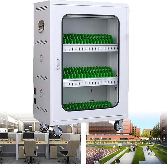 Rechargeable Mobile Phone Storage Locker, USB Lockable Charging Station for Cell Phones, 12-Ports-60-Ports Mobile Phone Charging Cabinet for Airport School Company