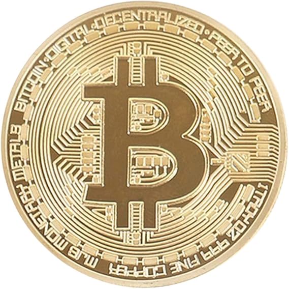 BUFFER® Bitcoin Madeni Hatıra Parası Madeni Bitcoin Hediye Sikke Para