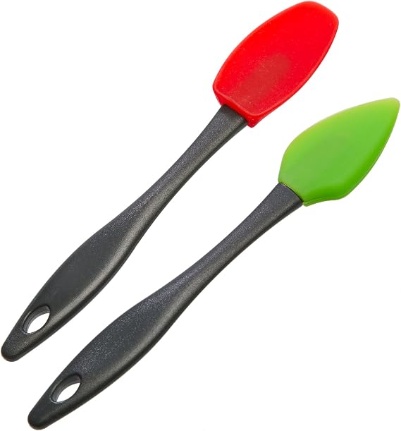 PrepSolutions Mini Silicone Spatulas Set of 2, Flexible, Heat-Resistant, Ideal for Mixing & Scraping