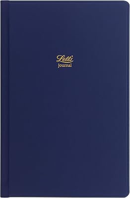Letts Icon Dotted Notebook - Navy