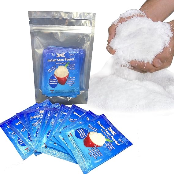 Sodium Polymer Instant Snow Powder (10 x 10g. Packs)
