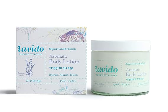 Lavido - Natural Aromatic Body Lotion | Non-Toxic, Clean Skincare (Lavender, 8.45 fl oz | 250 ml)