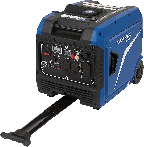 Powerhorse Generator, 8000 Surge Watts, 6000 Rated Watts, 62dB