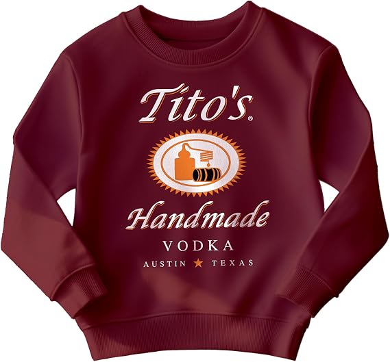 Handmade Vodka Sweatshirt - Funny Vodka Sweatshirt - Valentines Day Gifts for Him Boyfriend - Funny Shirts for Women - Beer Shirt - Alcohol Brand Shirts White
