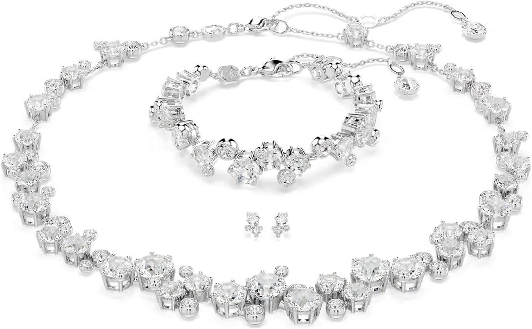 Swarovski Constella Rhodium Plated Crystal Set