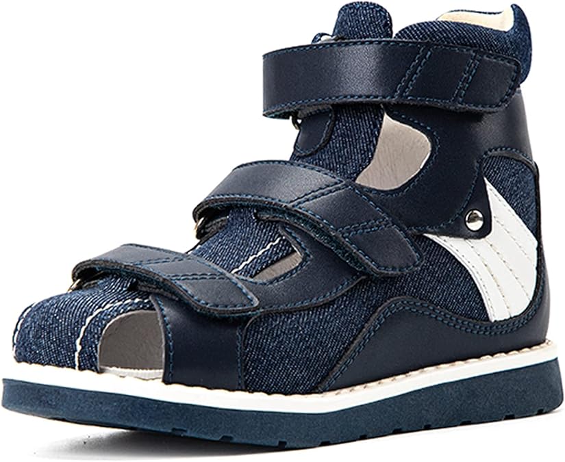 princepard Orthopedic Sandals for Kids High Back Ankle Support 2021 New Summer Corrective Shoes Flat Foot X-legs Care