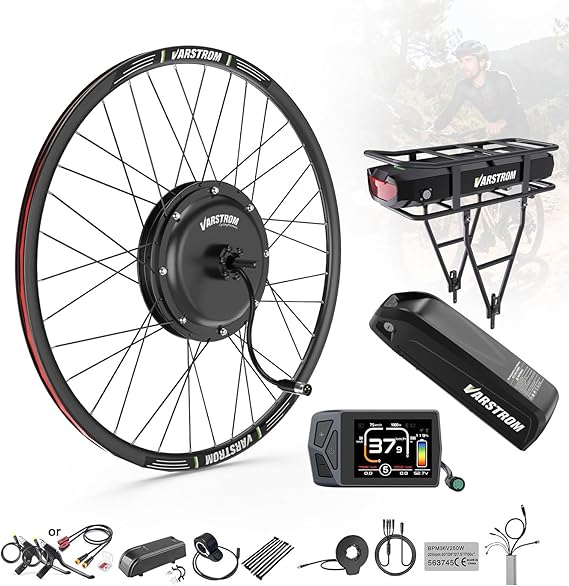 48V 1000W 1500W Ebike Conversion Kit Front Rear Wheel Hub Motor