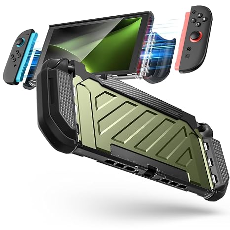 SUPCASE for Nintendo Switch 2 Case 2025, Joy Con Remove Friendly, Green