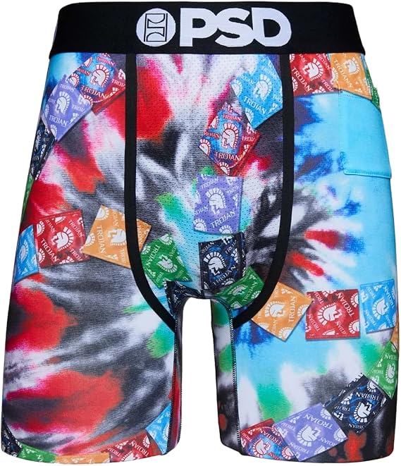 PSD Men's 69 Hp Boxer Briefs, Multi, XL