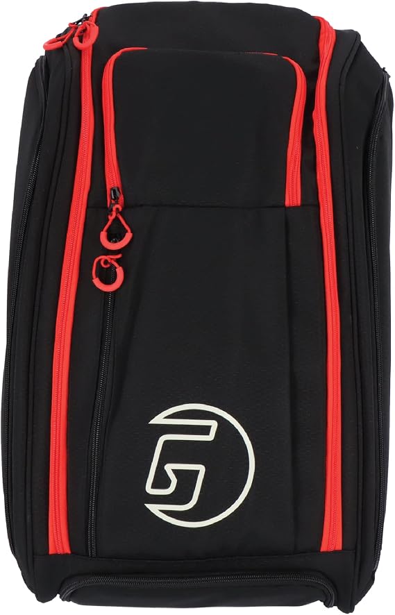 Gamma Sports Tour Backpack, Water-Resistant Pickleball Bag for Pickleball Paddles, Gear, and Clothes, Black