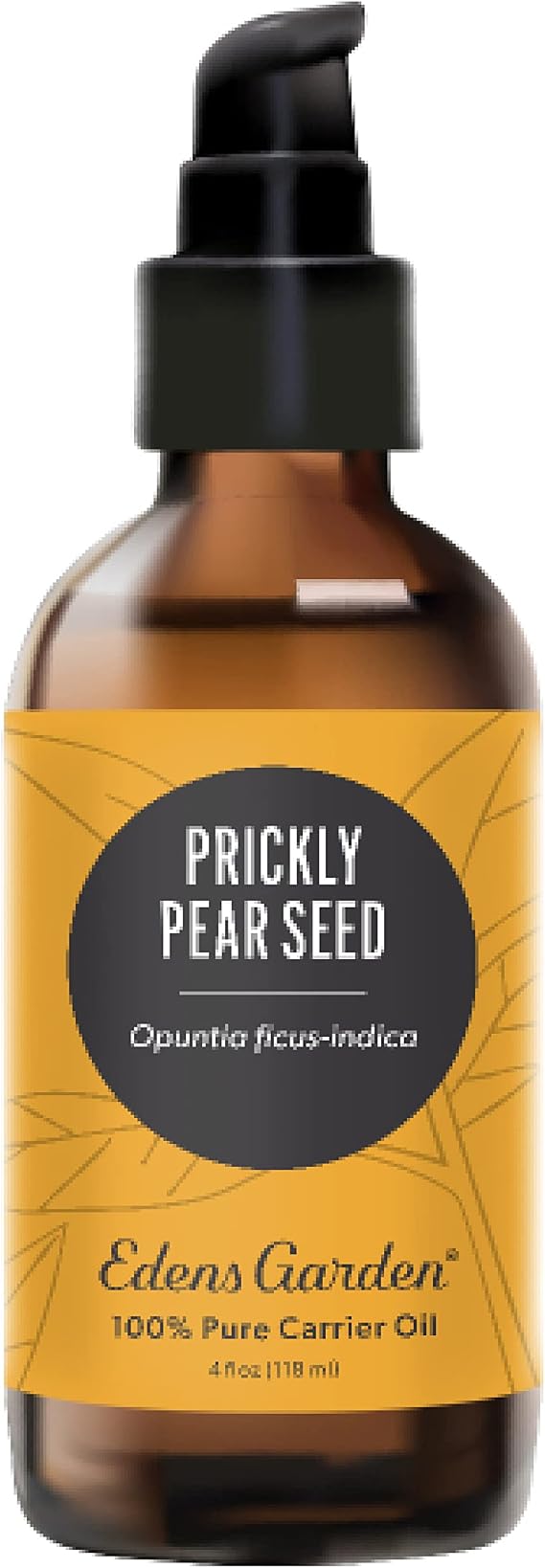 Edens Garden Prickly Pear Seed Carrier Oil- 100% Pure Premium Cold Pressed & Hexane Free, Facial Oil, Serum, Natural Moisturizer for Face, Skin, Hair & Nails, Diluting Essential Oils 118 ml (4 fl oz)