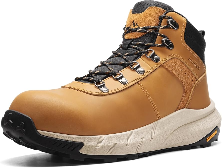 NORTIV 8 Composite Toe Boots for Men Work Boots