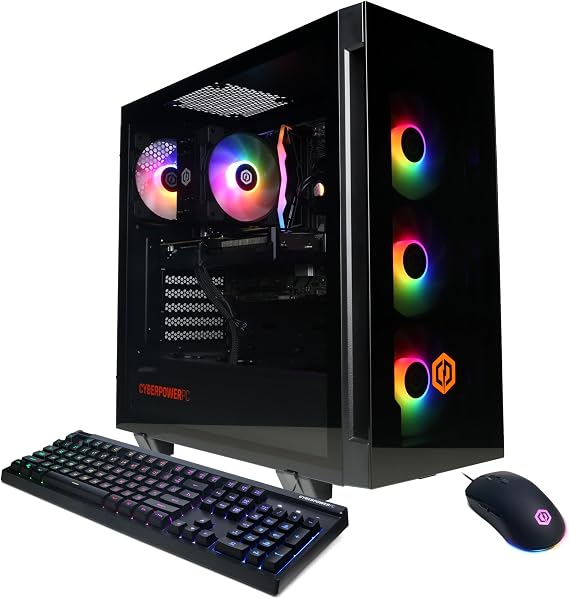 CyberPowerPC Gamer Xtreme VR Gaming PC, Intel Core Ultra 5 225F 3.3GHz, GeForce RTX 5050 8GB, 16GB DDR5, 1TB PCIe 4.0 SSD, WiFi Ready & Windows 11 Home (GXiVR8060A42)