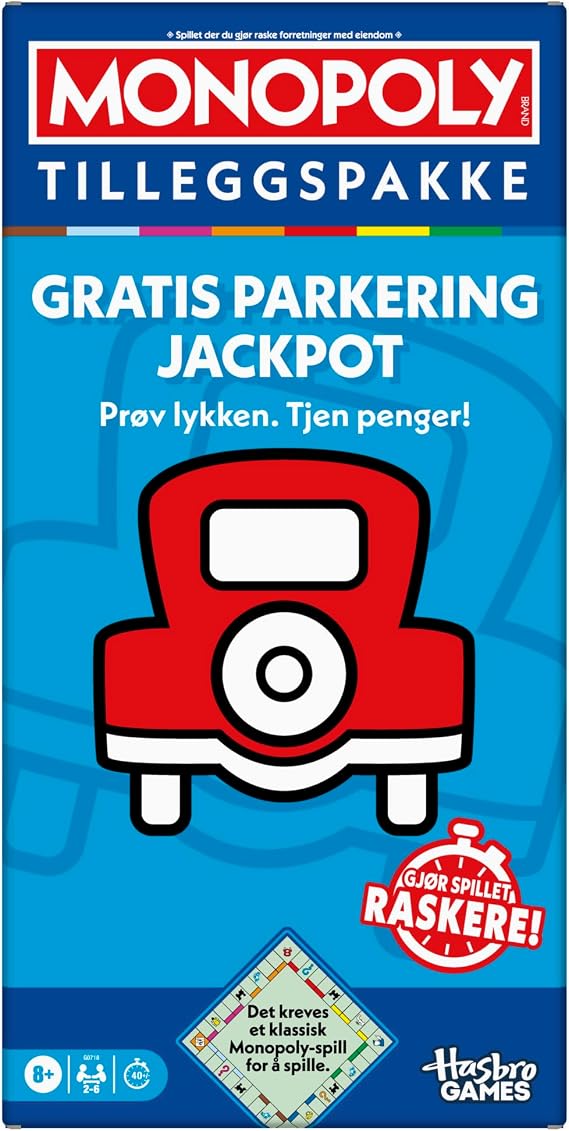 Monopoly Ücretsiz Otopark Büyük İkramiye GENİŞLETME PAKETİ (Oynamak için Klasik Monopoly Oyunu Gereklidir)