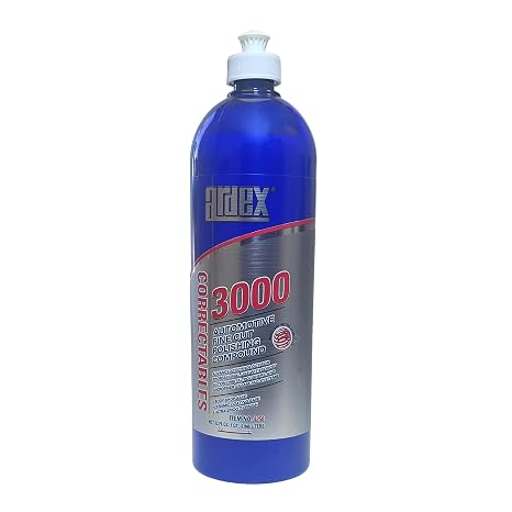 Ardex Correctables 3000 Fine Cut Compound | Scratch & Swirl Remover Hybrid Compound & Polish, 32 oz | Made in USA