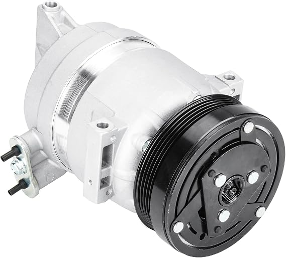 Air Conditioning Compressor & A/C Clutch for Chevy Aveo Aveo5 1.6L 2009 2010 2011 Pontiac G3 1.6L 2009 2010, 1522234 95907421 6512783