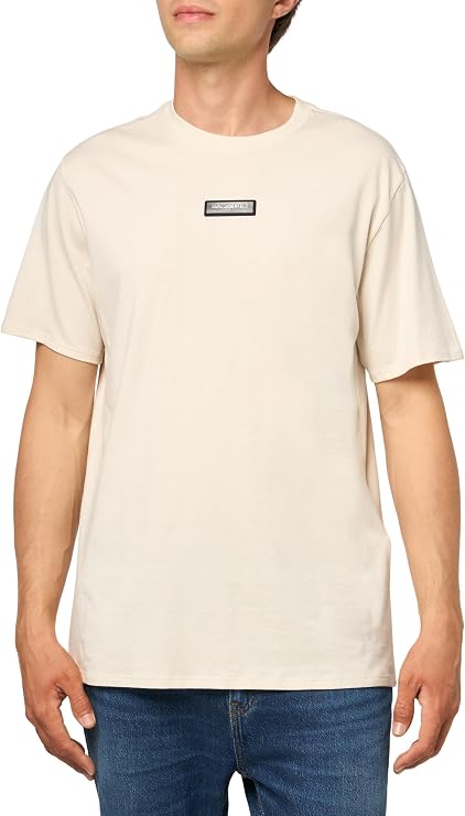 KARL LAGERFELD Men's Short Sleeve U-Neck Chest Logo T-Shirt
