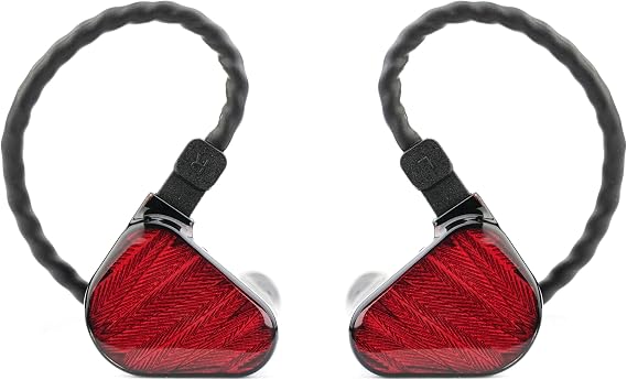 TRUTHEAR Zero Kırmızı Dual Dynamic Drivers In-Ear Headphone | Sahne, Stüdyo veya Odyofil için Çift Sürücülü Kulak içi/In-Ear Kablolu Monitör Kulaklık
