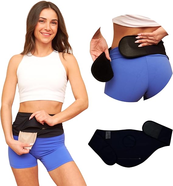 SIIL Ostomy Bag Covers for Women | Colostomy Belt | FSA&FHA Approve | Stoma Pouch | Illeostomy Cover | Stoma Pouch | Ostomy Wrap (Small)