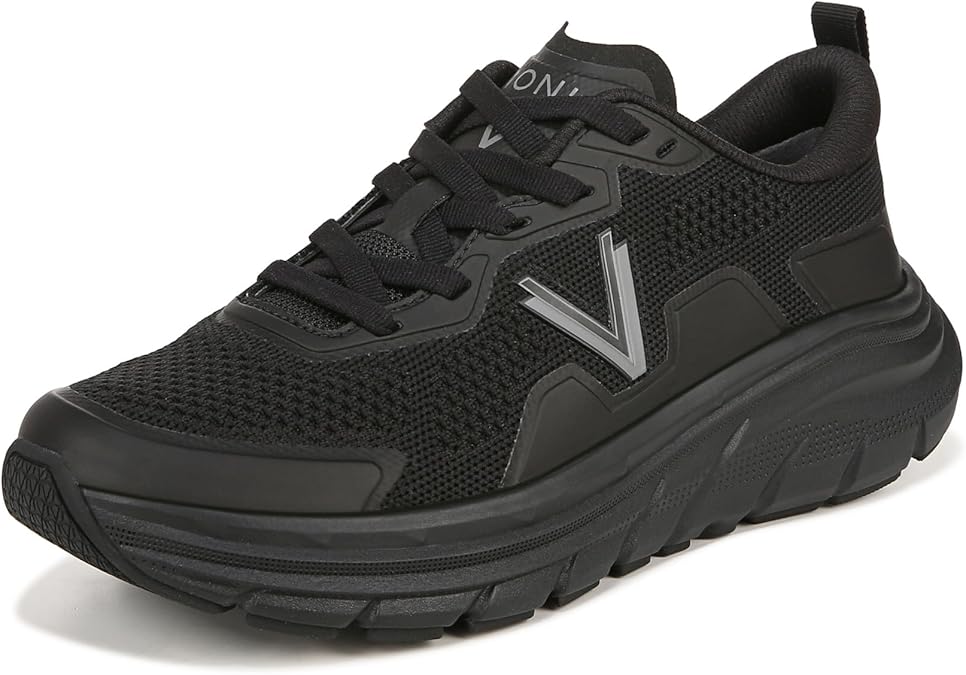 Vionic Women's Walk Max Sneaker, Black, 8 W