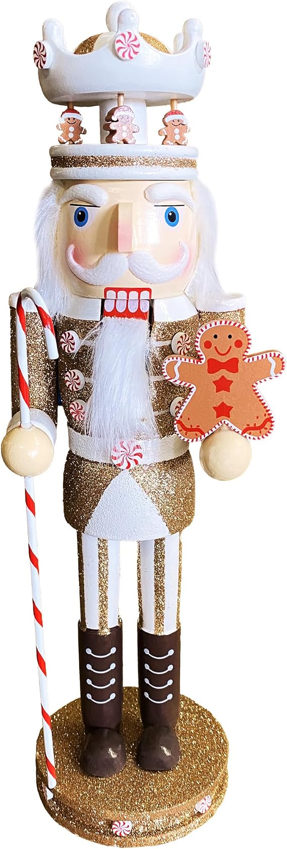 Santa's Workshop Inc 14" Gingerbread King Nutcracker