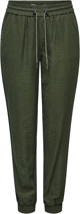 ONLY Women's Onlkelda-Emery Mw Pull-up Pants PNT Noos