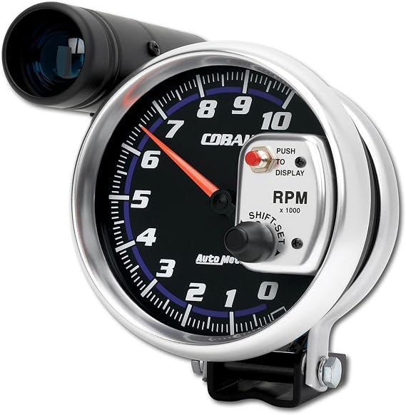 Auto Meter 6299 Cobalt Pedestal Mount Tachometer Gauge 5.000 in.