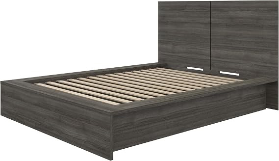 Nexera 404007 James Platform Bed with Headboad