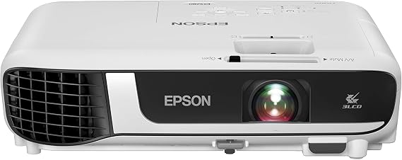Epson EX5280 3-Chip 3LCD XGA Projector 3800 lumens for both color and white brightness, HDMI, Built-in Speaker, 16,000:1 Contrast Ratio