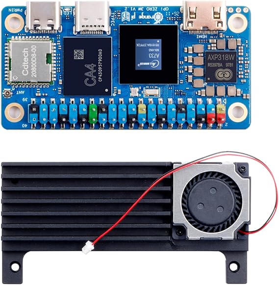 OrangePi Zero3W 6GB LPDDR5 AllWinner A733 Octa-core Single Board Computer with 3 Tops NPU, WiFi 6.0/Bluetooth 5.4, Development Board Run Linux/Debian/Ubuntu/Android(6GB)